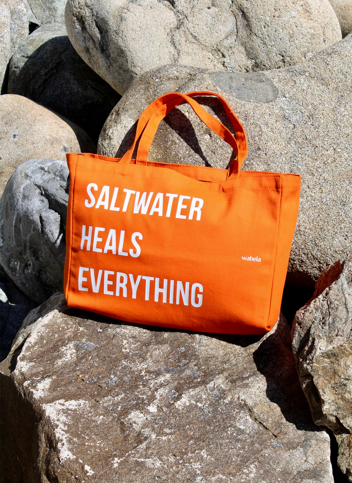 Tote Bag "Saltwater Heals Everything"