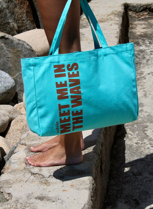 Tote Bag "Meet me in the waves”